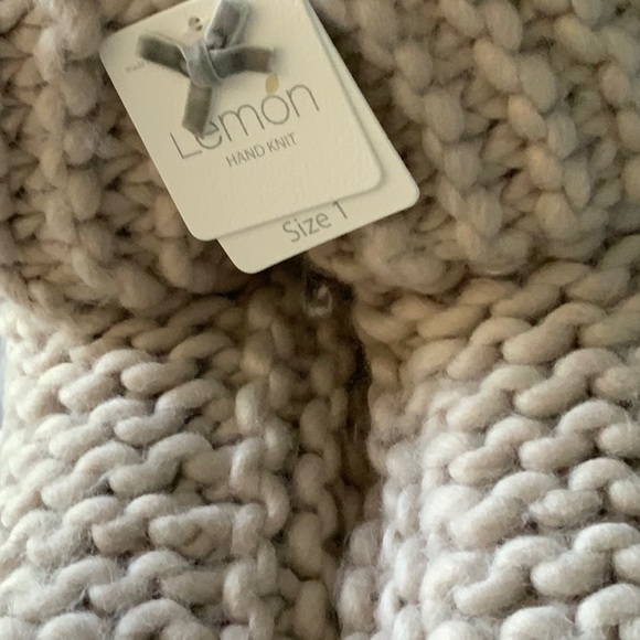 Lemon Cuffed Knit Bootie Slipper - Picture 3 of 6